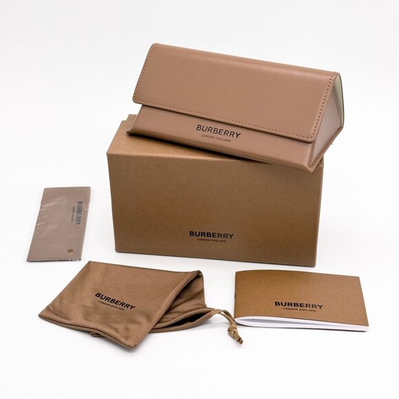 NEW BURBERRY SUNGLASSES BE4291 3001/G UNISEX BROWN SHIELD BE 4291 3001G EYEWEAR - Picture 10 of 10